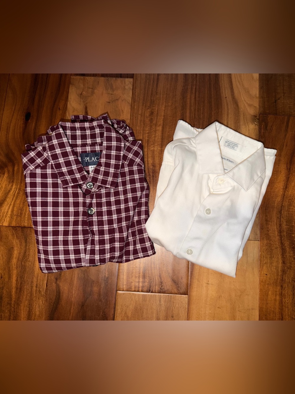2 Boys long sleeve dress shirt bundle
size 5/6